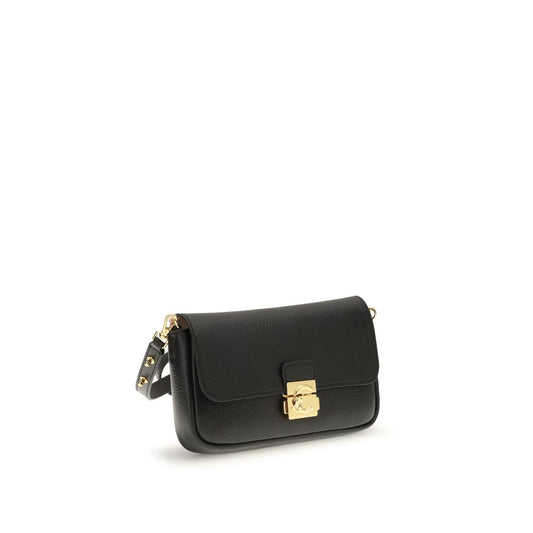 Coccinelle Black Calf Leather Bos Taurus Clutch Bag
