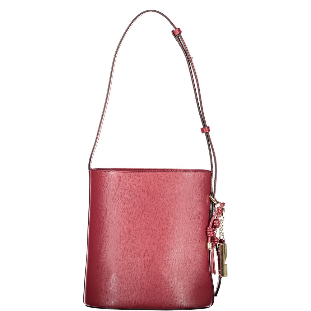 Furla Rosso Leather Woman Bucket Bag