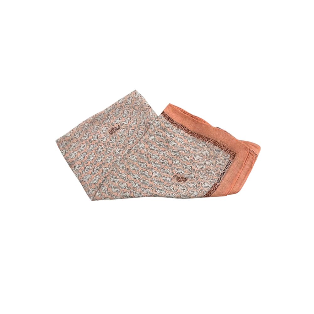 Borbonese Pink Silk Women Scarf