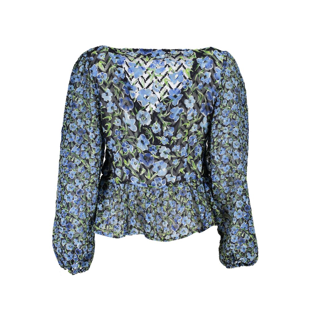 Desigual Blue Polyester Women Blouse