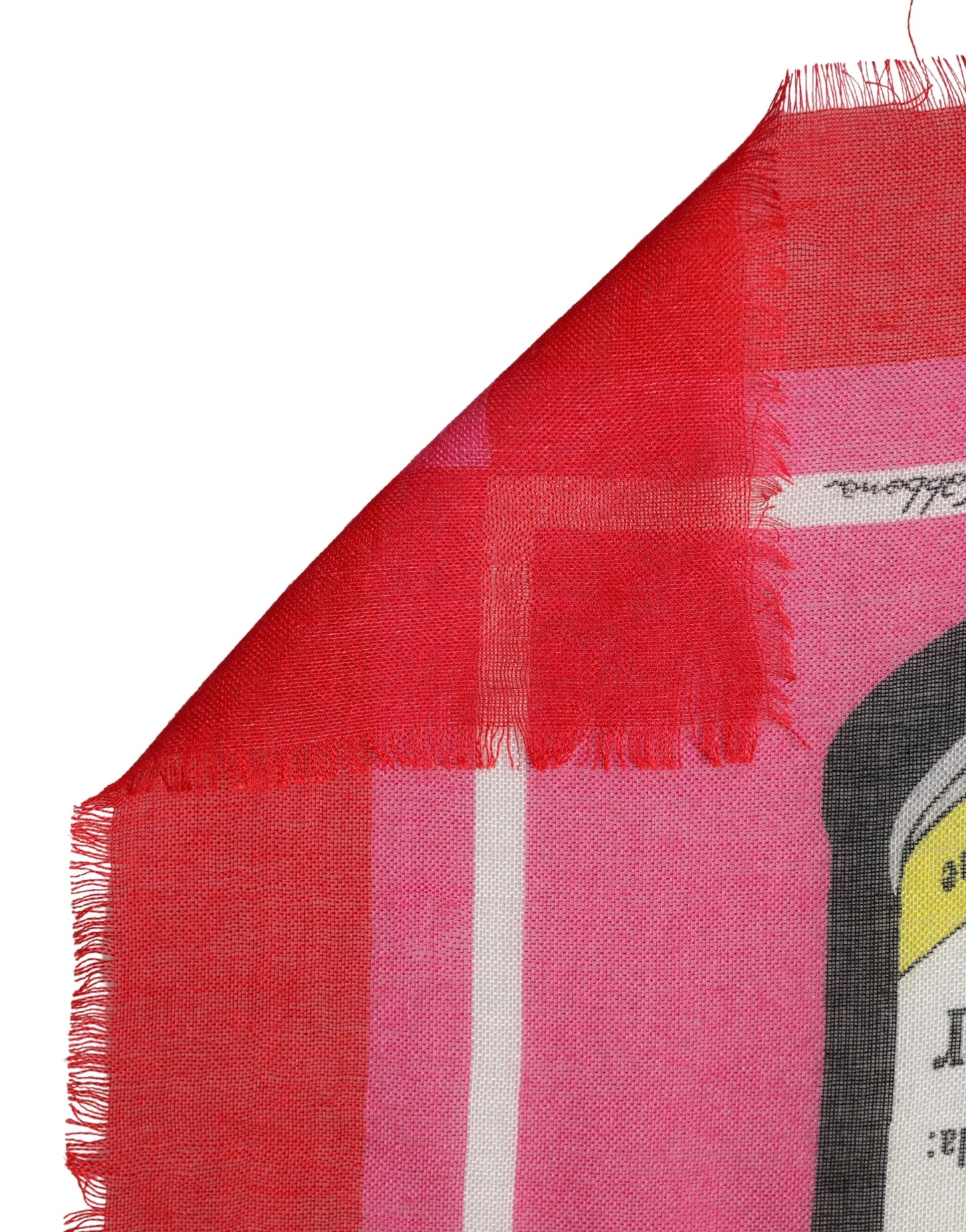 Dolce & Gabbana Pink DG Amore Print Neck Square Shawl 140cm x 140cm Scarf