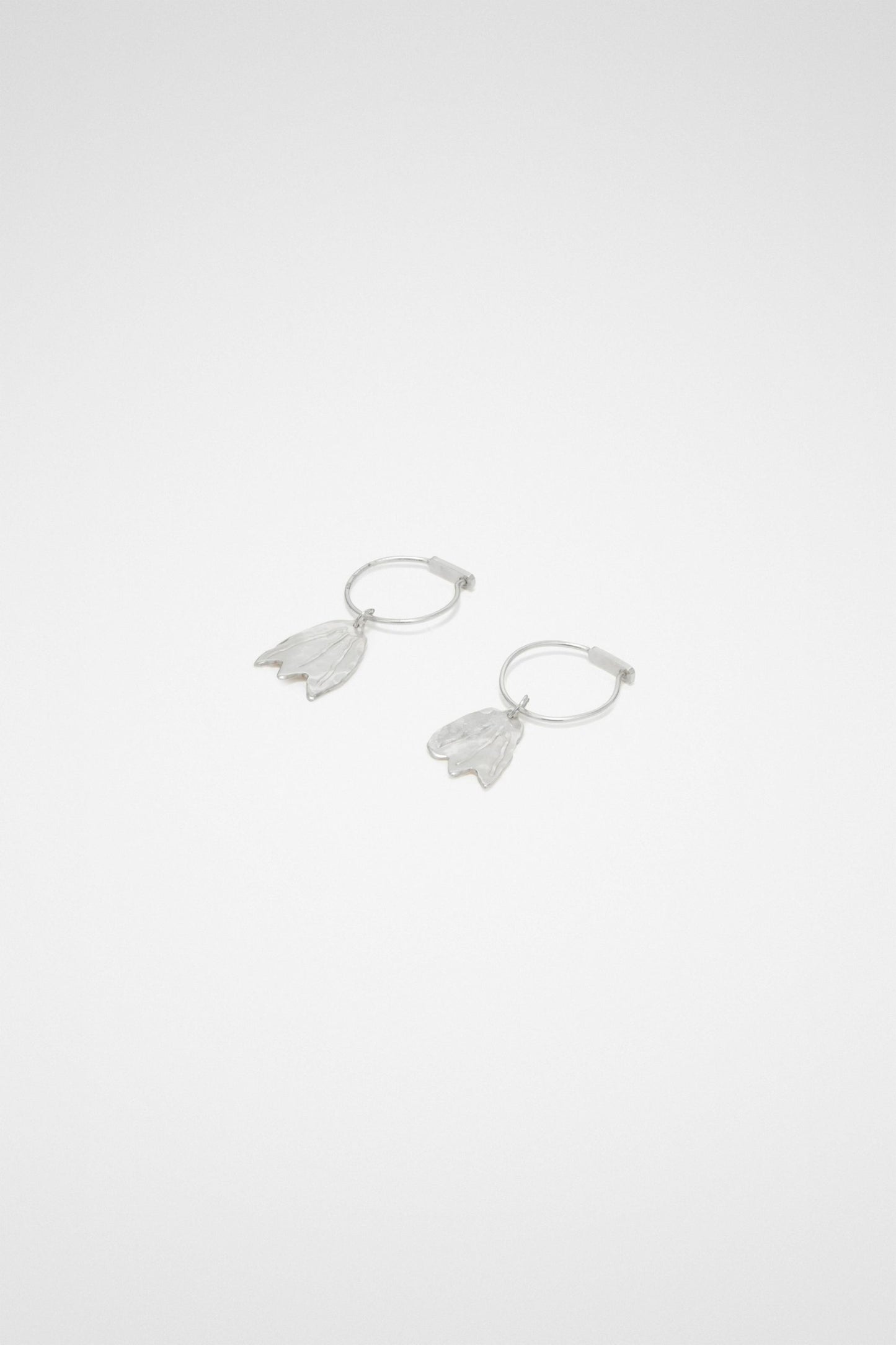Jil Sander Silver Fibres Earrings