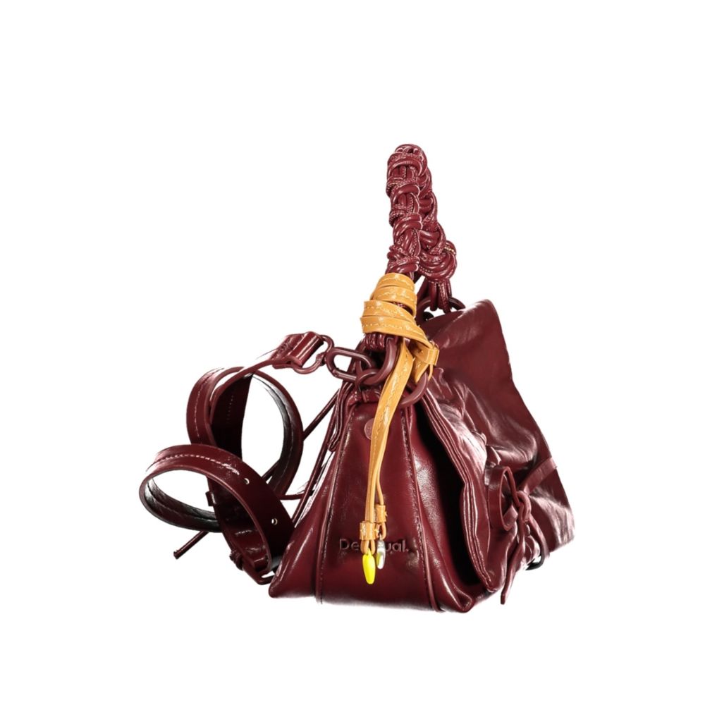 Desigual Burgundy Polyurethane Women Mini Bag
