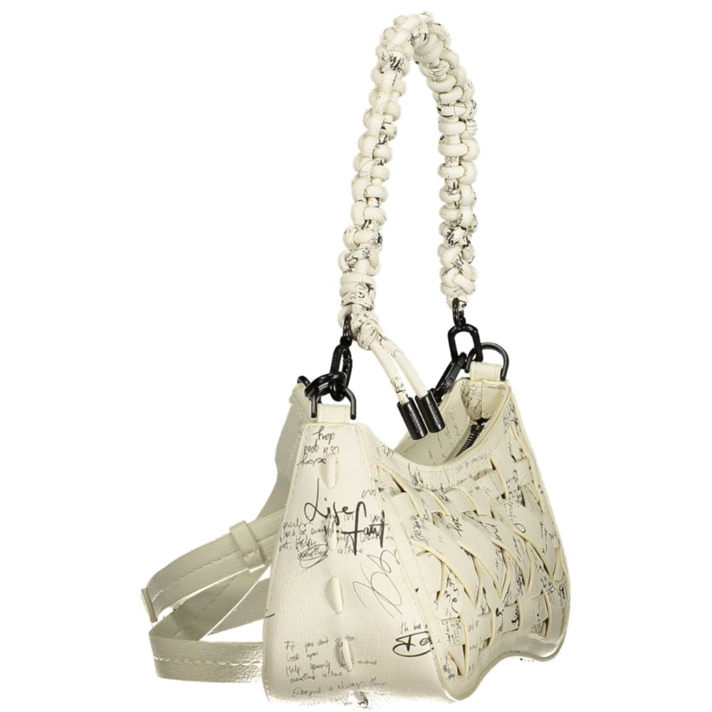Desigual Bianco Poliuretano Women Handbag