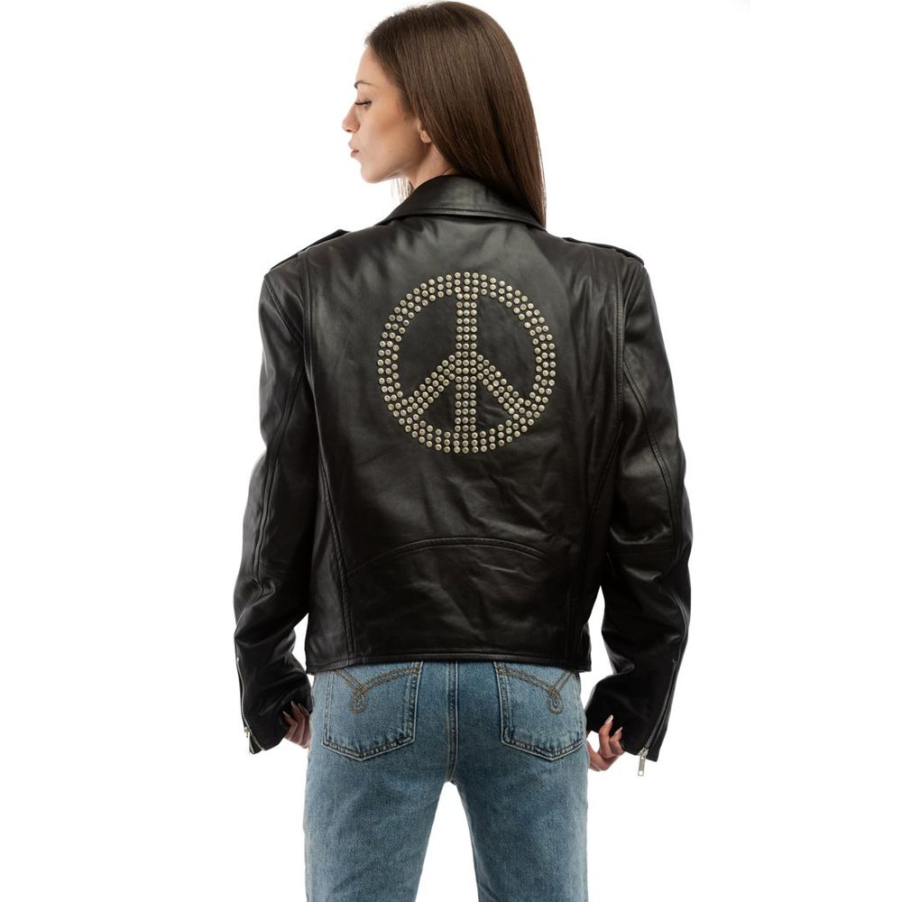 Moschino Black Leather Jacket
