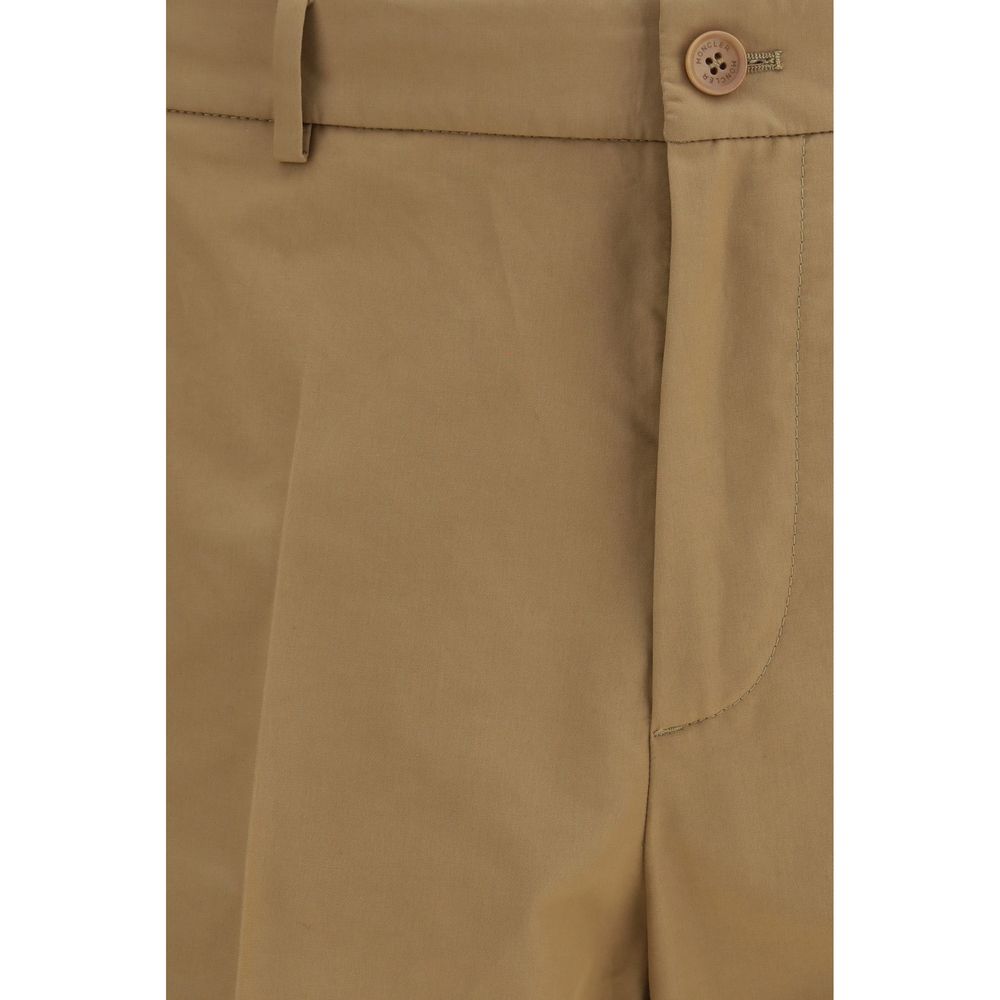Moncler Beige Cotton Casual Pants