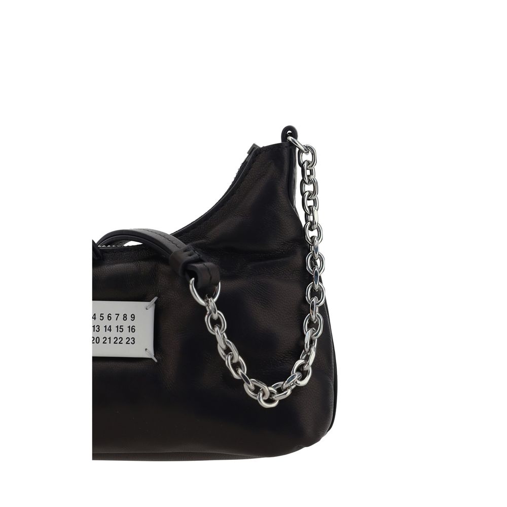 Maison Margiela Black Calf Leather Bos Taurus Shoulder Bag