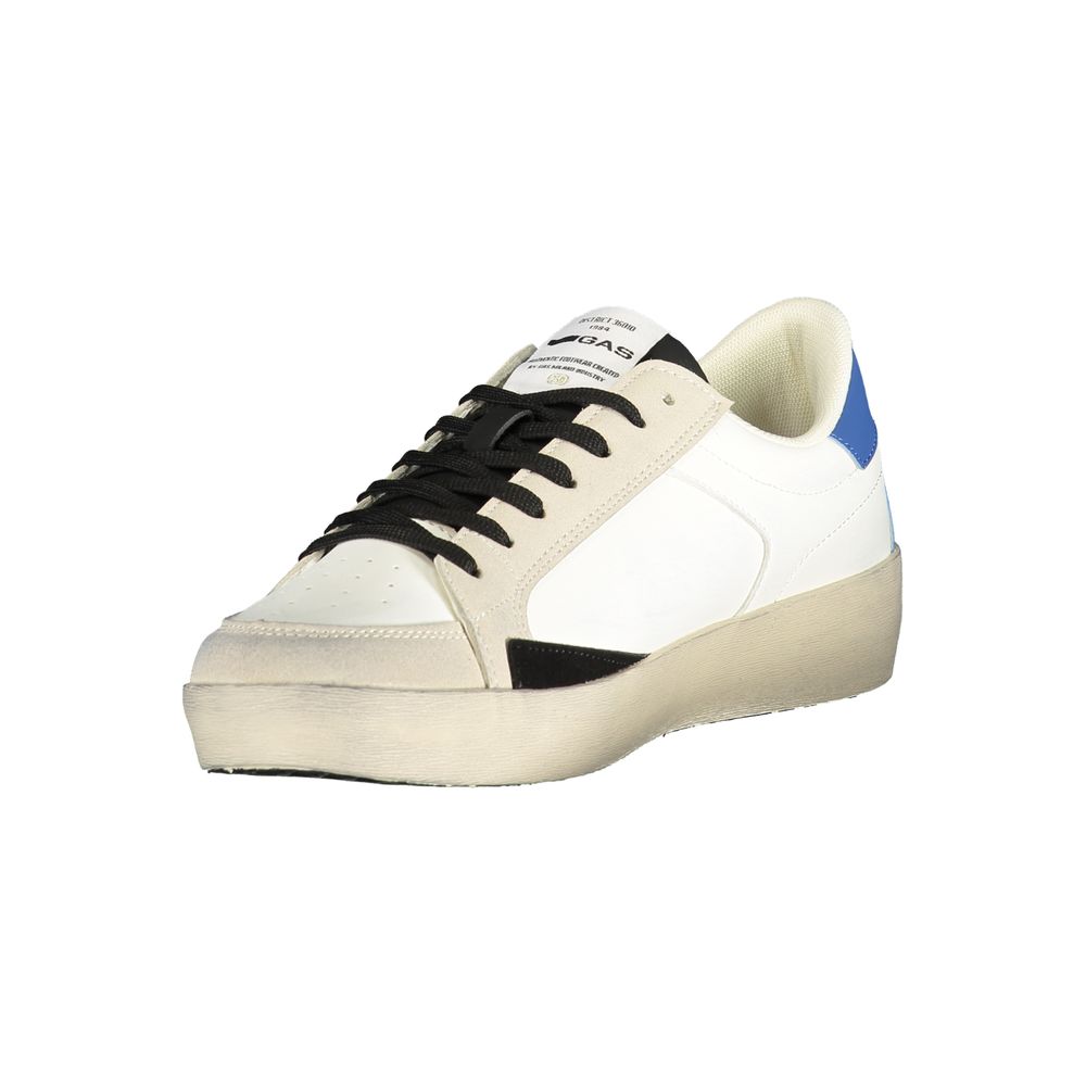 Gas White Polyurethane Men Sneaker