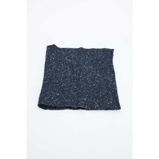 Gas Blue Marabou Scarf