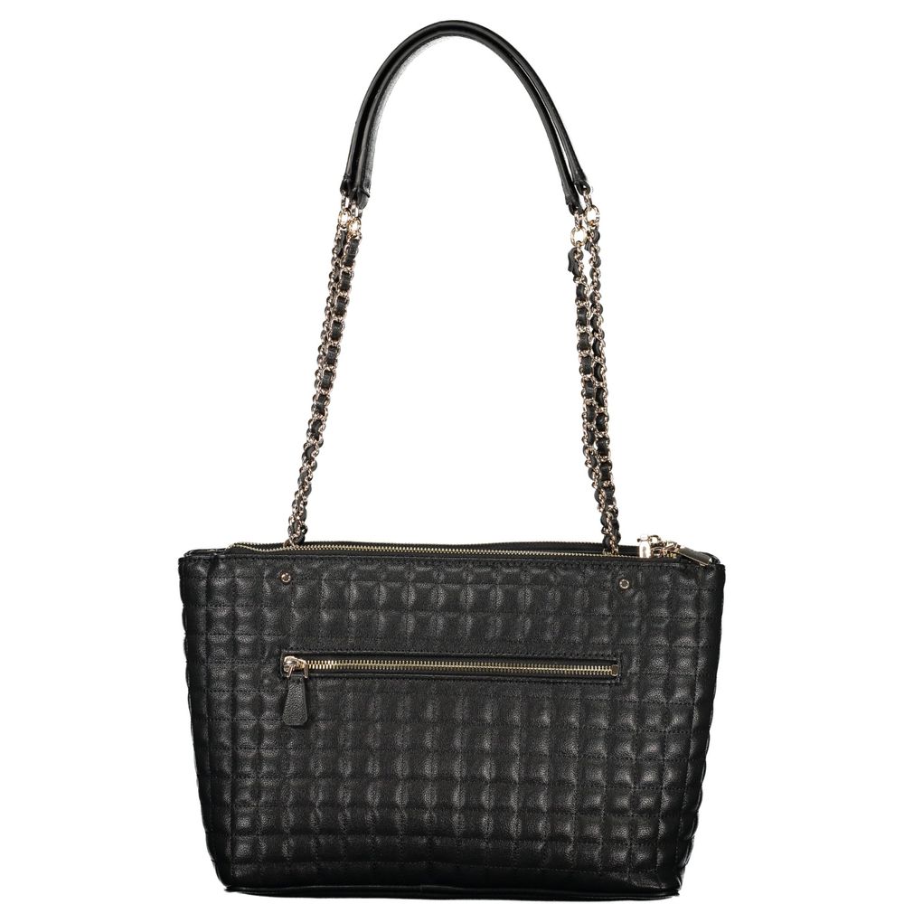 Guess Jeans Nero Poliuretano Women Handbag