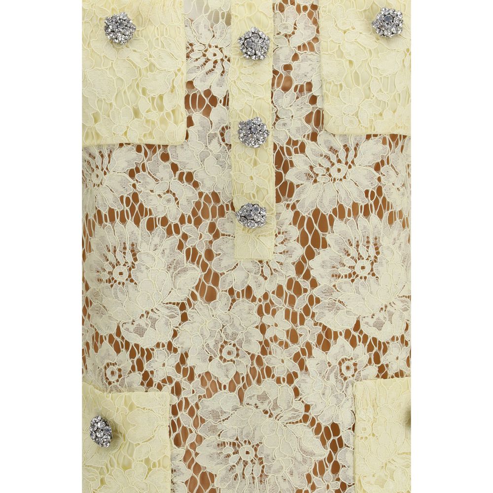 Self-Portrait Bicolor Polyamide Casual Dress