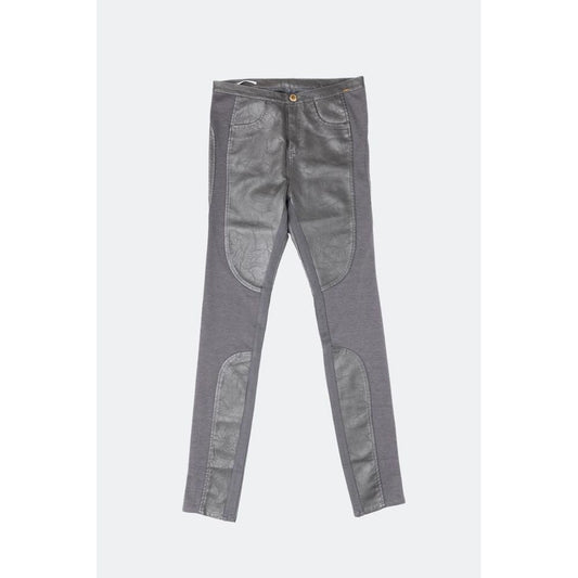 Gas Gray Leather Pants