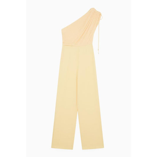 Patrizia Pepe Yellow Polyester Jumpsuit