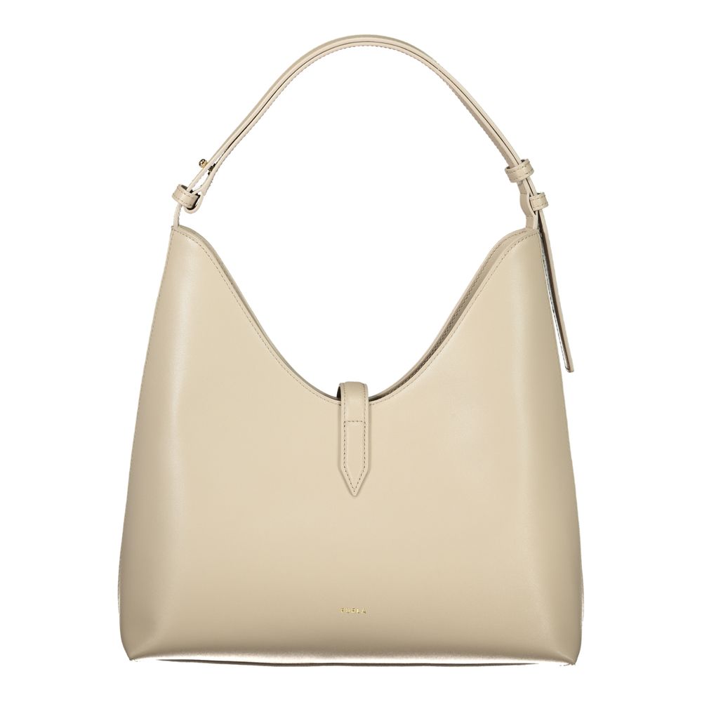 Furla Beige Leather Women Handbag