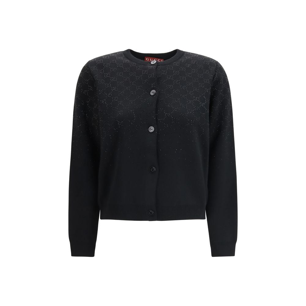 Gucci Black Wool Cardigan