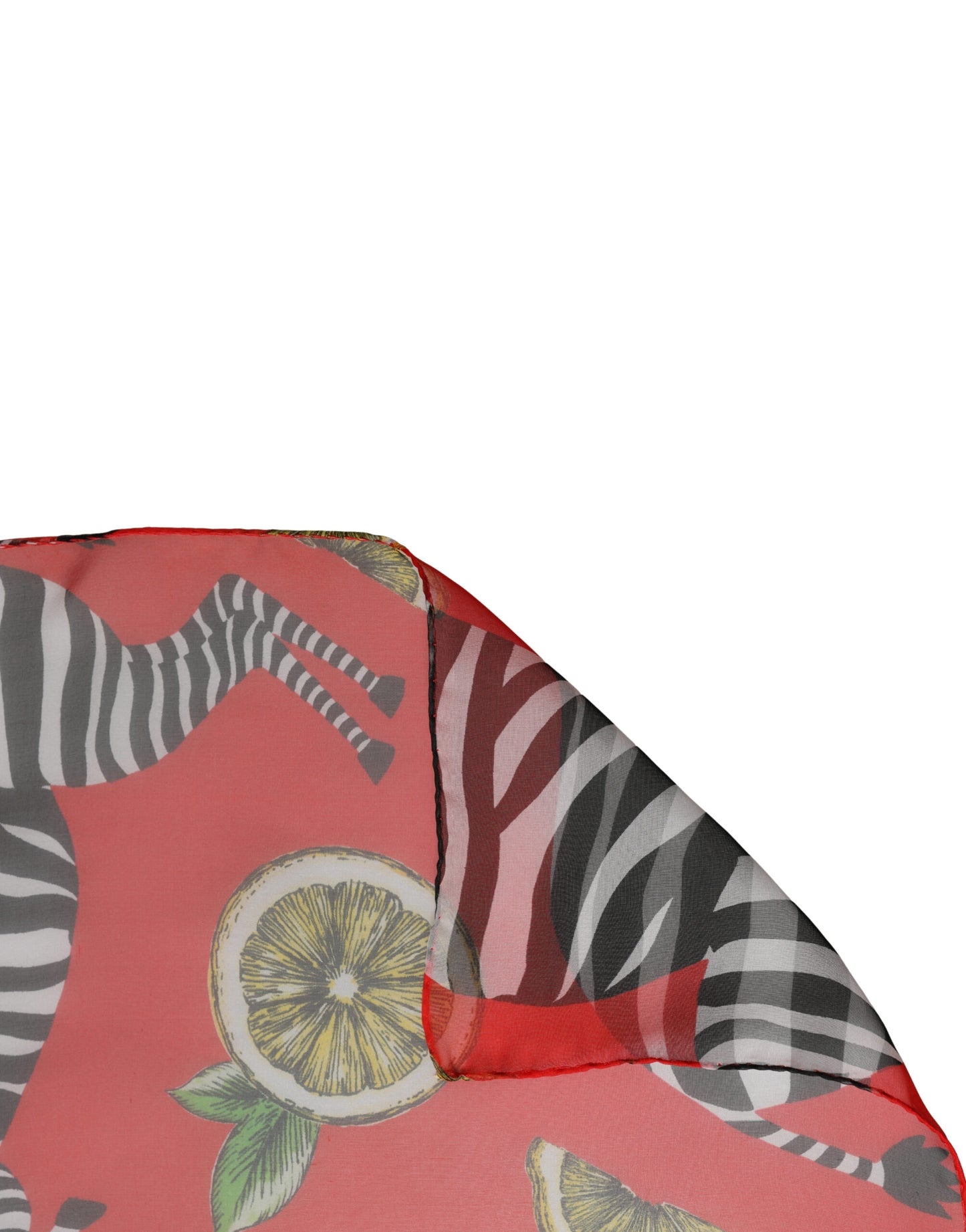 Dolce & Gabbana Red Zebra Print Silk Wrap Shawl Stole 200cm x 132cm Scarf