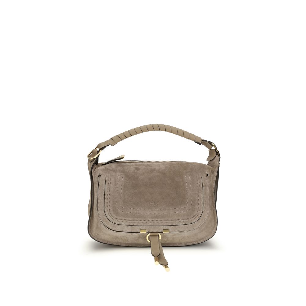 Chloé Beige Calf Leather Bos Taurus Shoulder Bag