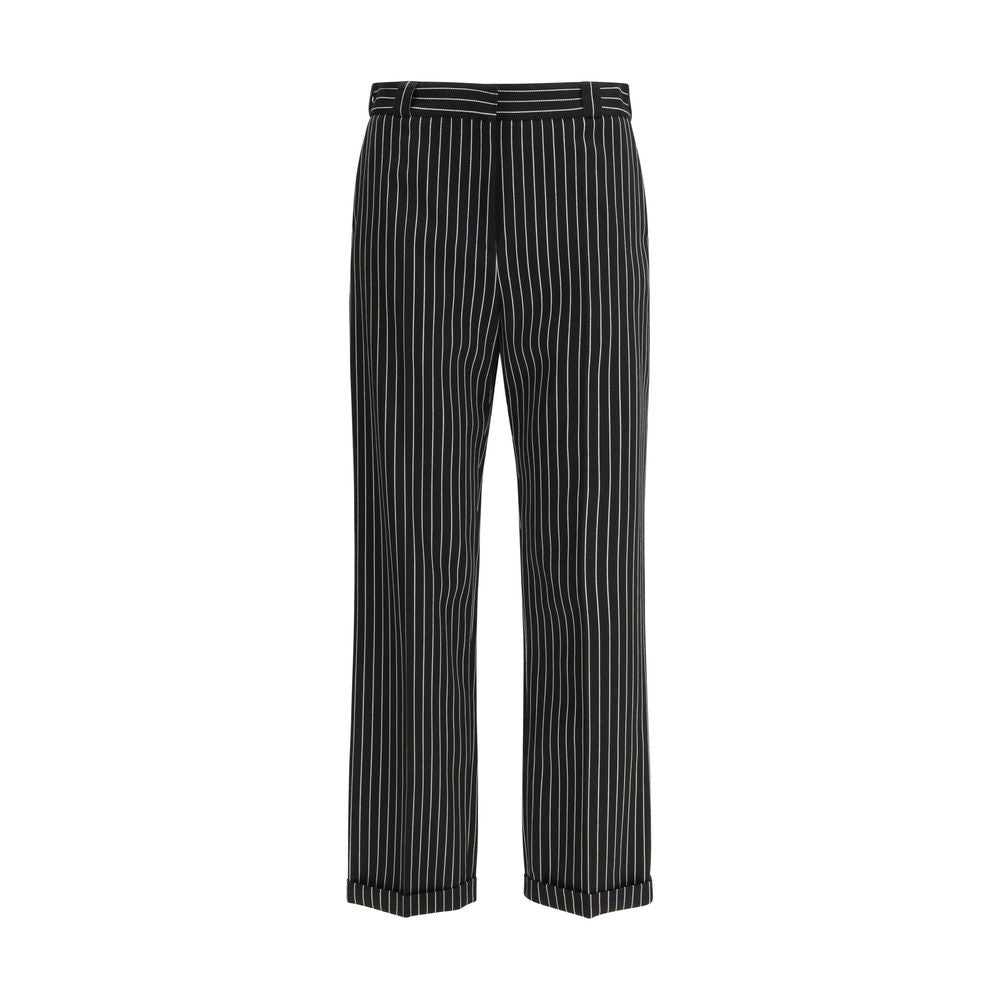 Tom Ford Black Wool Casual Pants