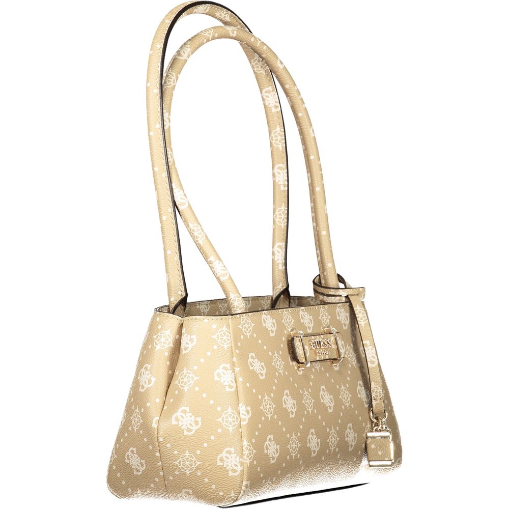 Guess Jeans Beige Polyethylene Handbag