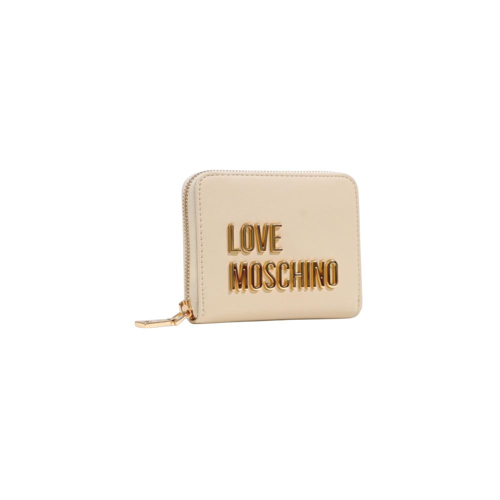 Love Moschino Beige Polyethylene Wallet