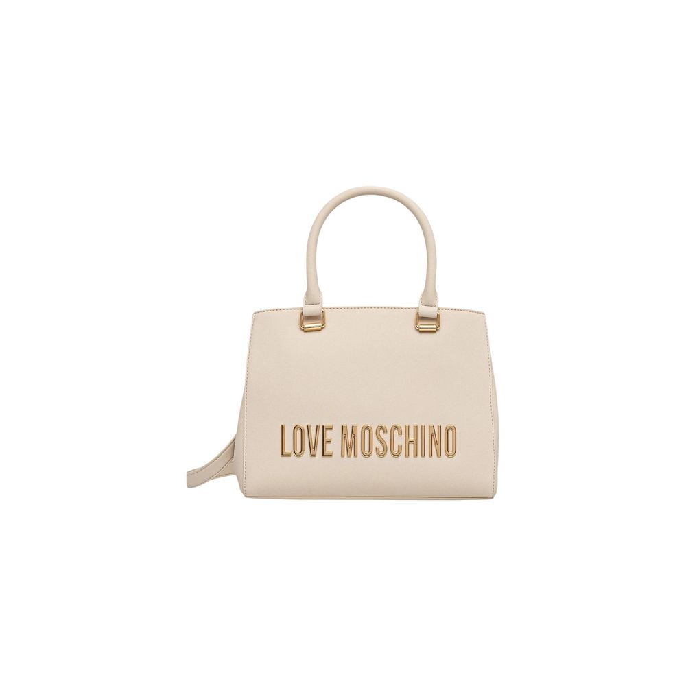Love Moschino Beige Polyethylene Handbag
