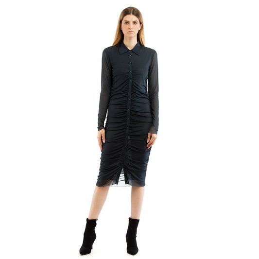 Patrizia Pepe Blue Polyester Casual Dress