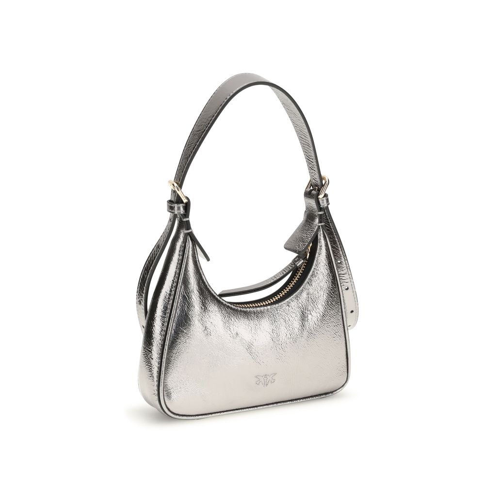 PINKO Silver Lamb Ovis Aries Aries Shoulder Bag