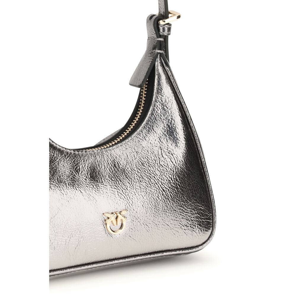 PINKO Silver Lamb Ovis Aries Aries Shoulder Bag