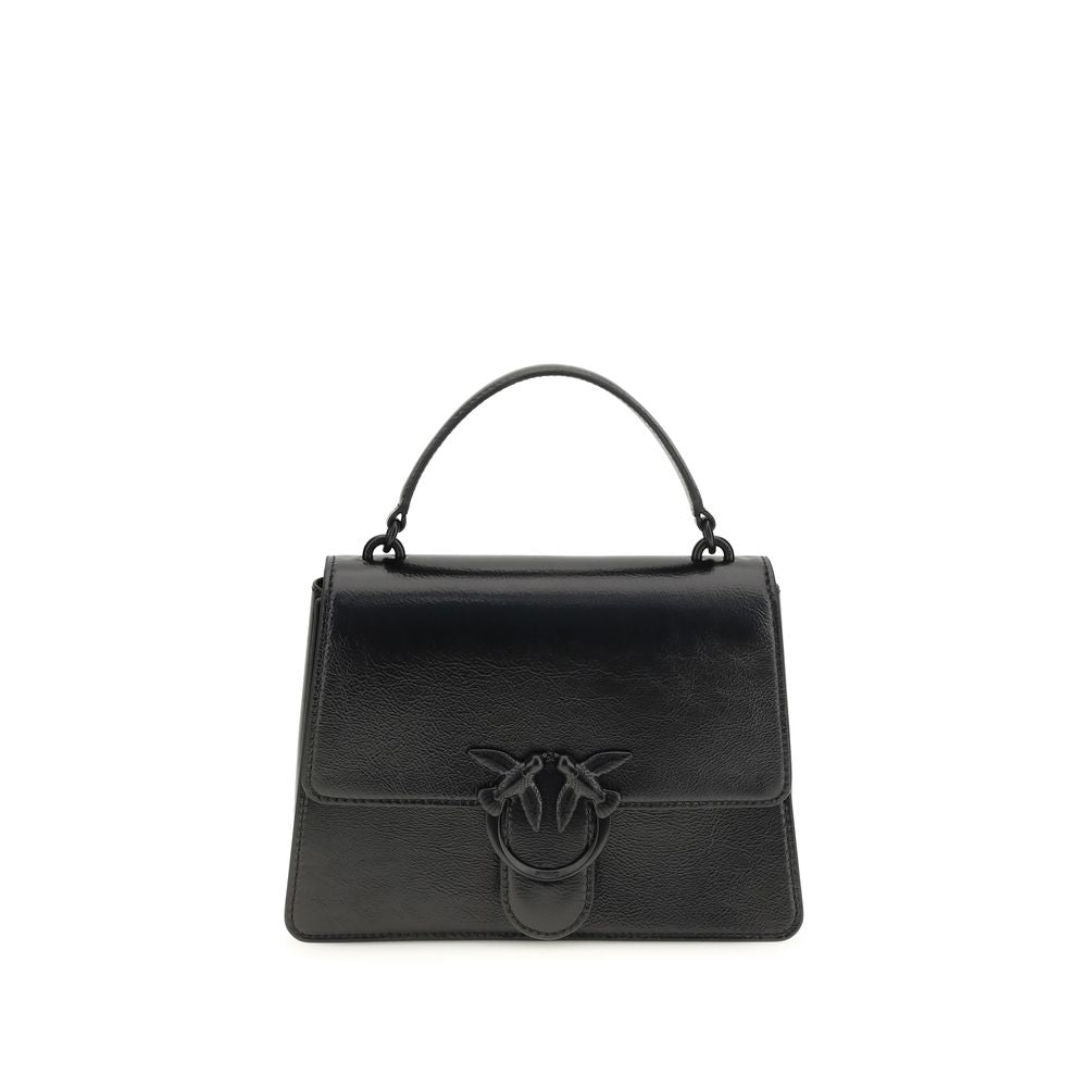 PINKO Black Lamb Ovis Aries Aries Handbag