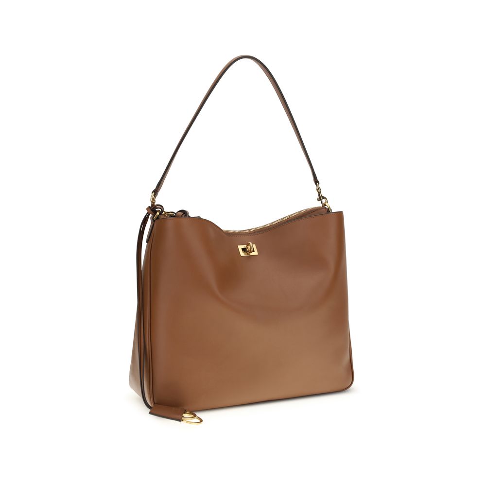 Balenciaga Beige Calf Leather Bos Taurus Shoulder Bag