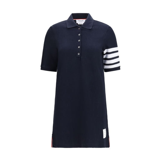 Thom Browne Blue Cotton Casual Dress