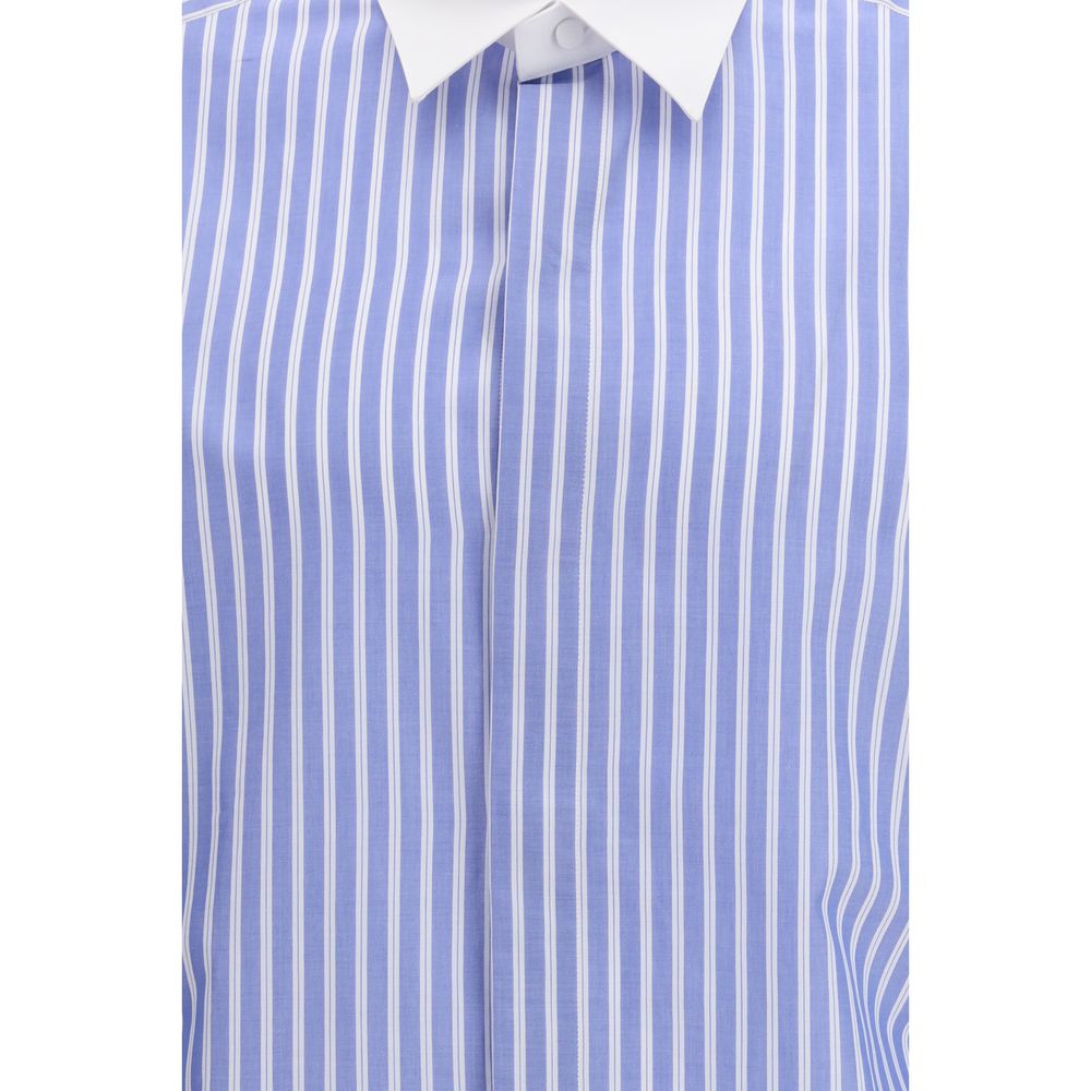Tom Ford Blue Cotton Dress Shirt