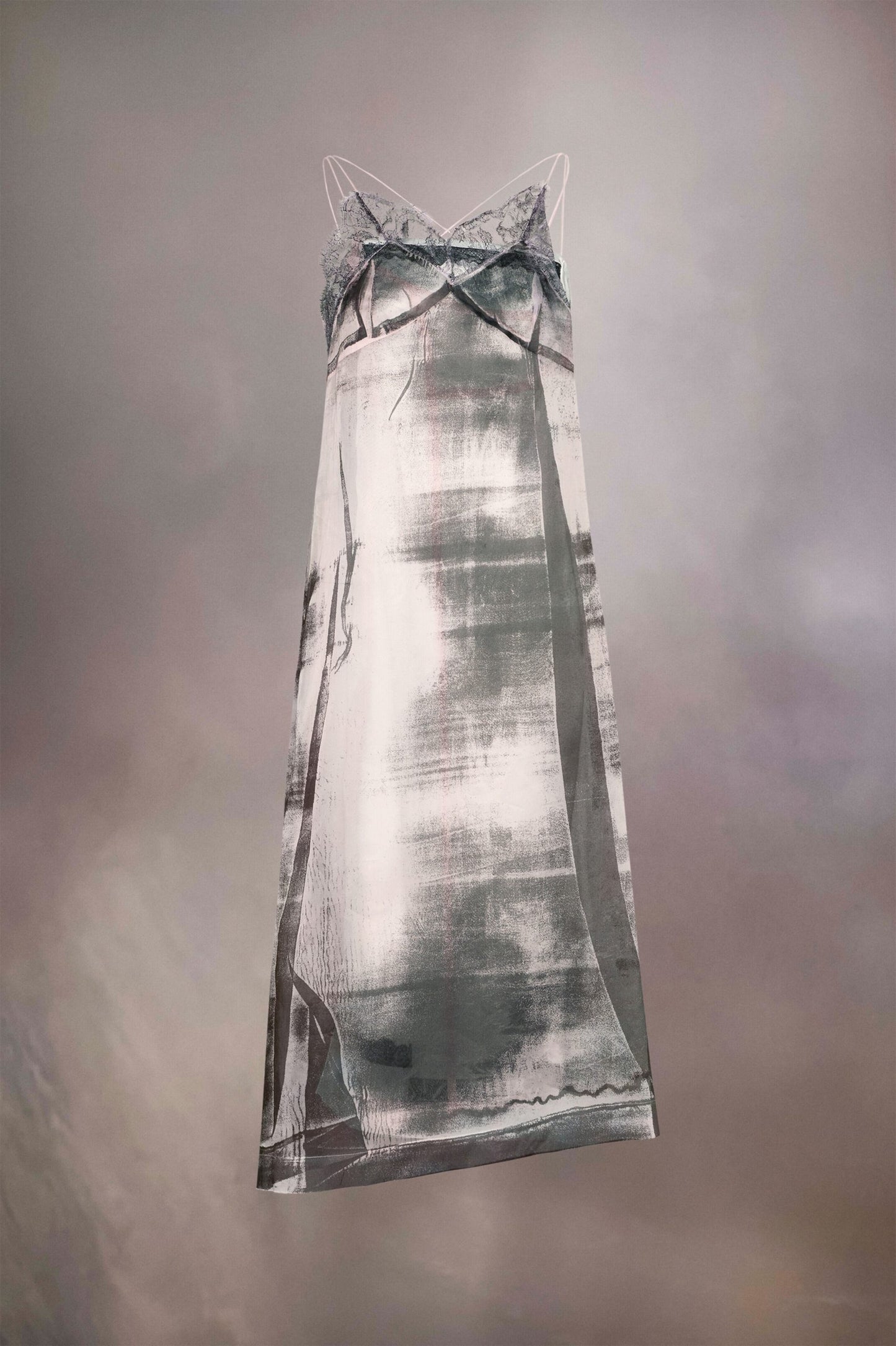 Maison Margiela Green Fibres Midi Dress