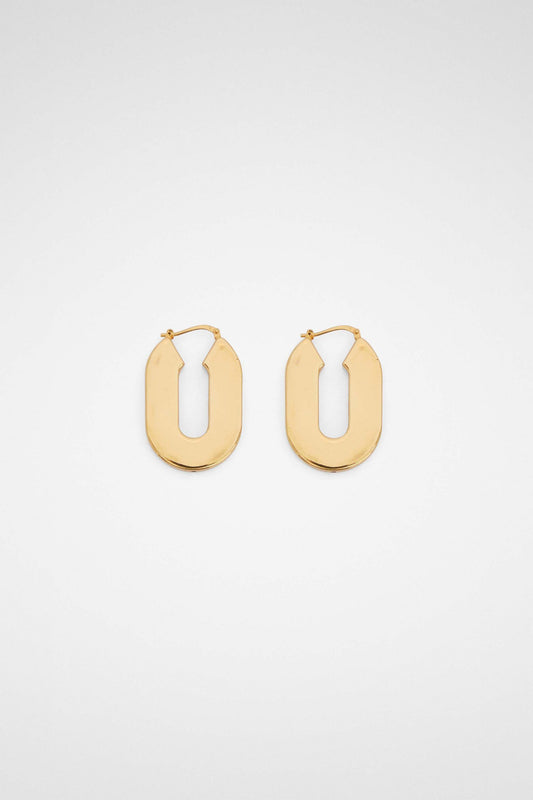 Jil Sander Gold Fibres Earrings
