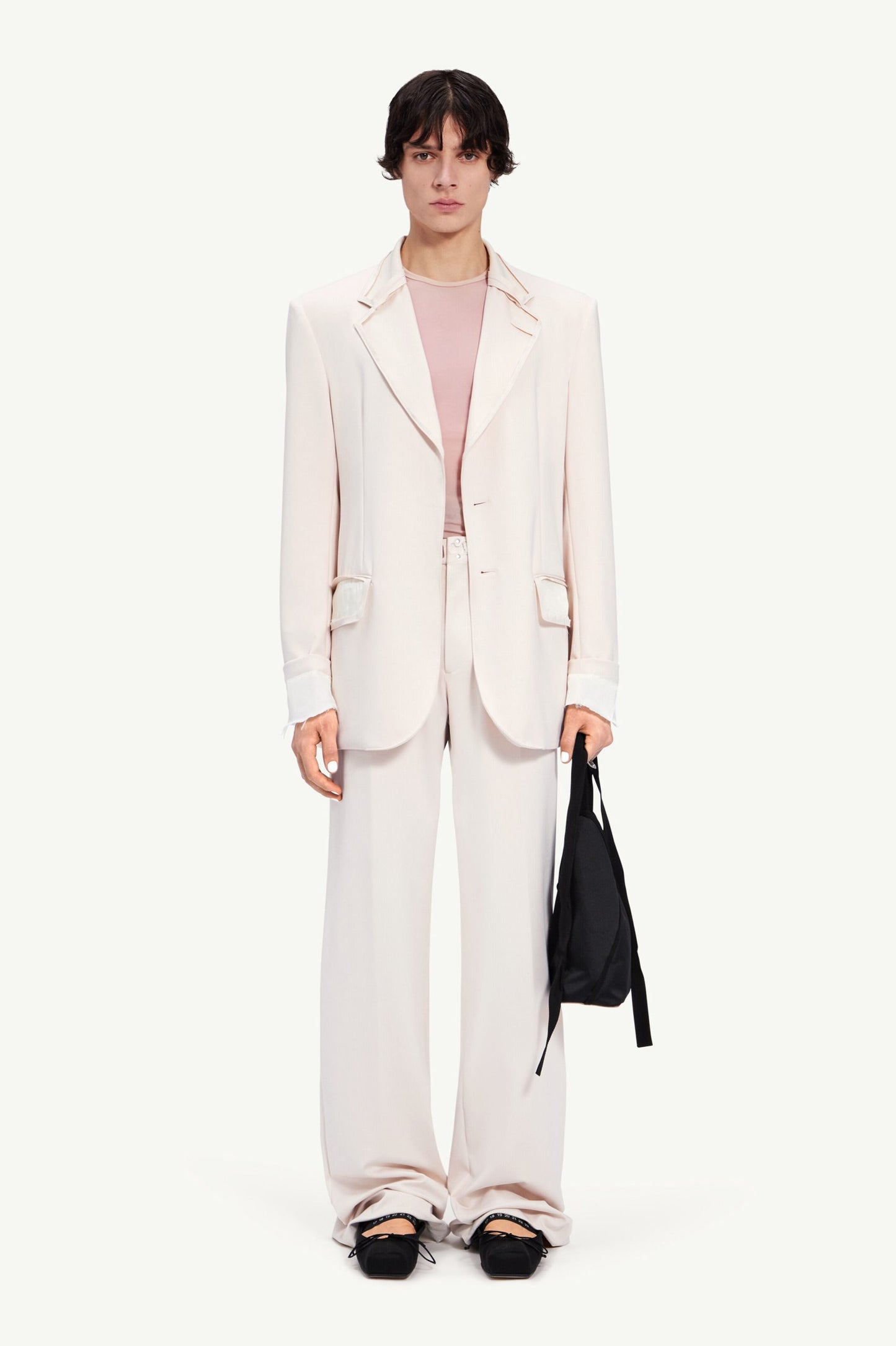 Maison Margiela Beige Fibres Two-Piece Suit