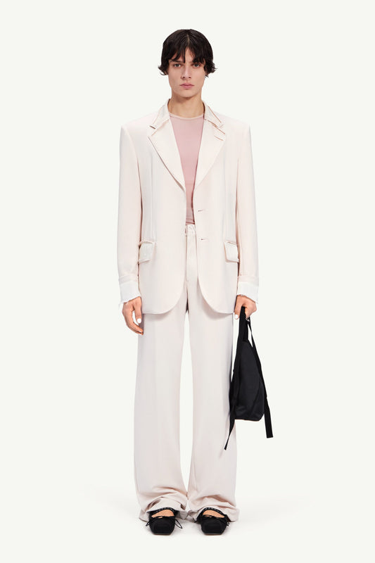 Maison Margiela Beige Fibres Two-Piece Suit
