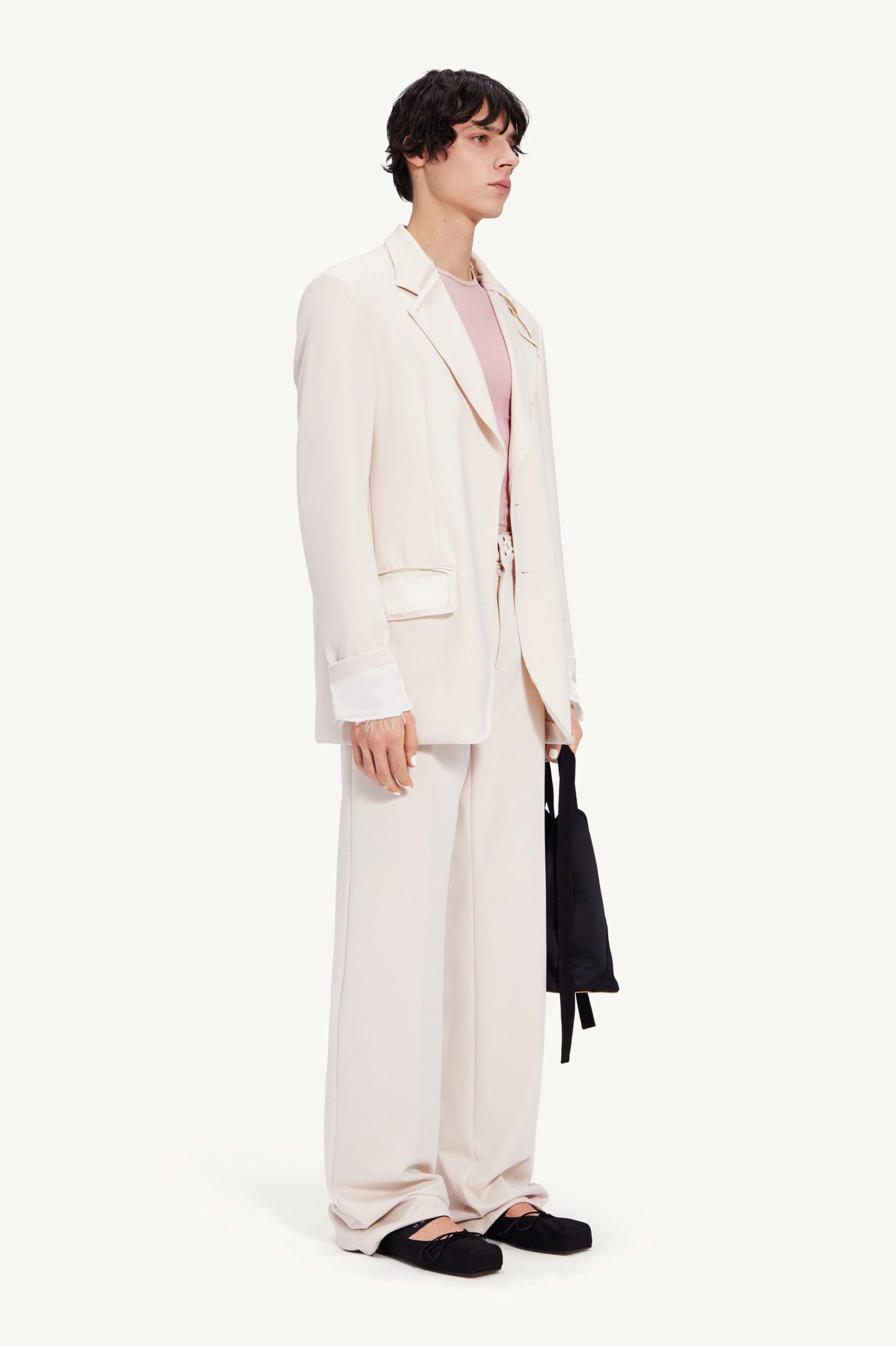 Maison Margiela Beige Fibres Two-Piece Suit