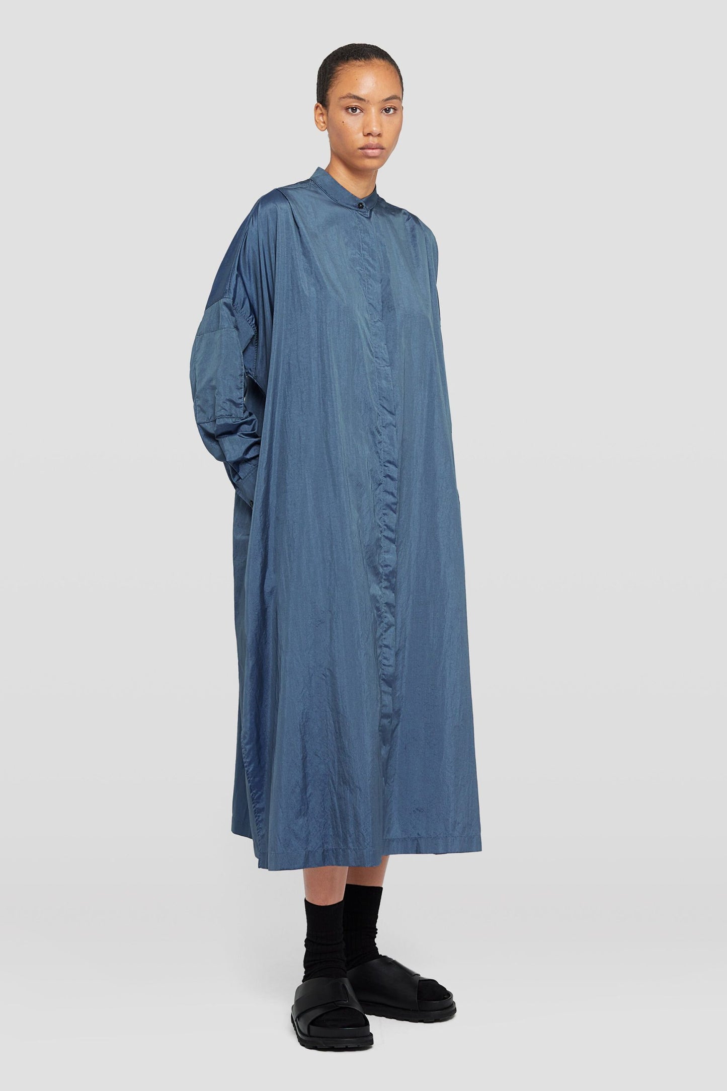 Jil Sander Blue Fibres Casual Dress