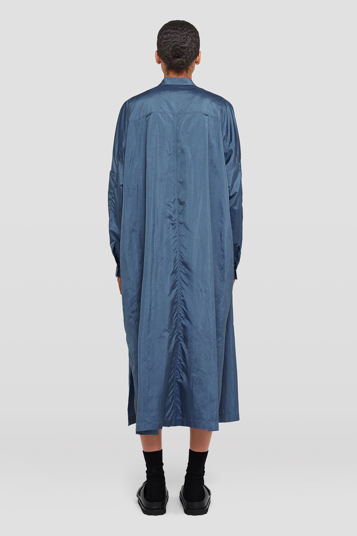 Jil Sander Blue Fibres Casual Dress