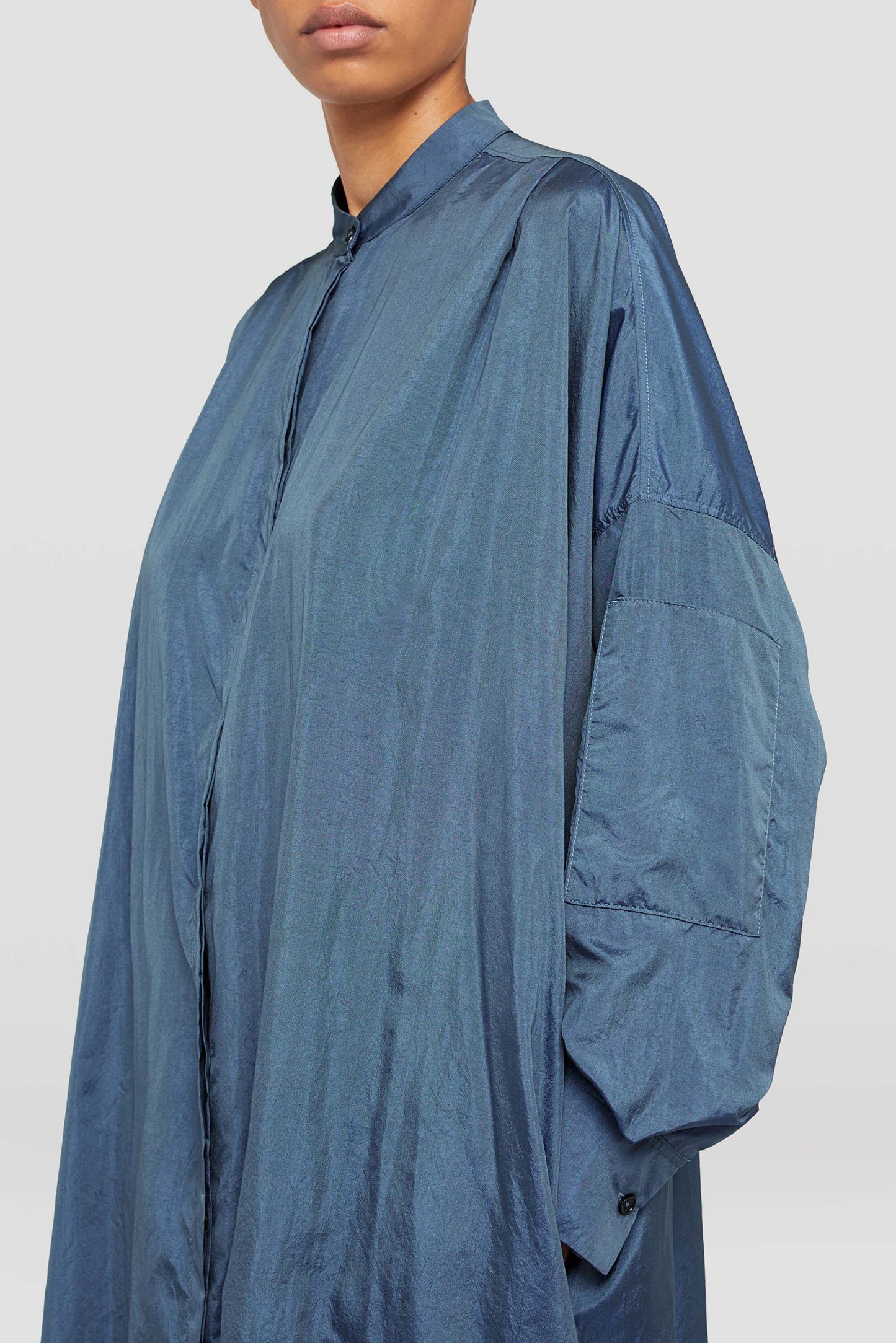 Jil Sander Blue Fibres Casual Dress