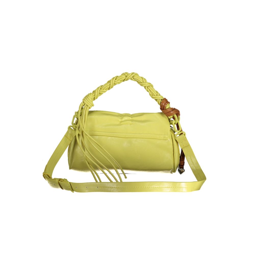 Desigual Yellow Polyethylene Handbag