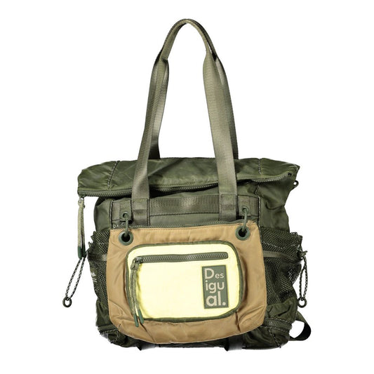 Desigual Verde Polyester Woman Backpack