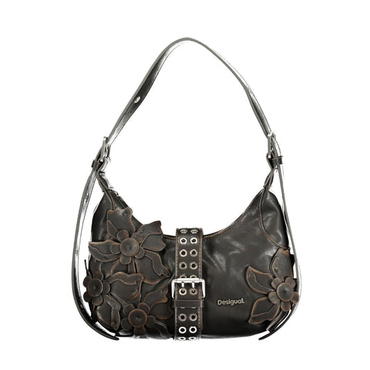 Desigual Marrone Polyurethane Women's Shoulder Bag