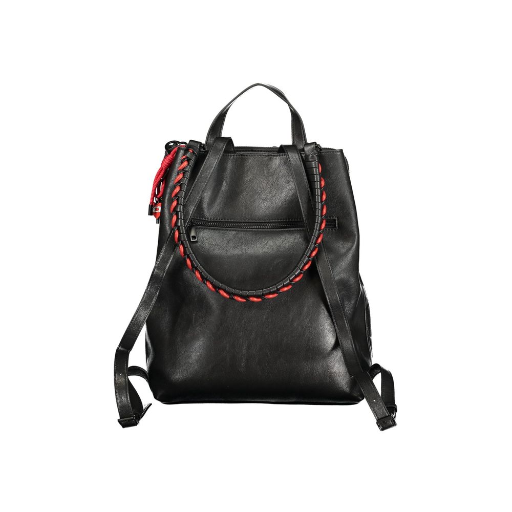Desigual Black Polyurethane Women Backpack