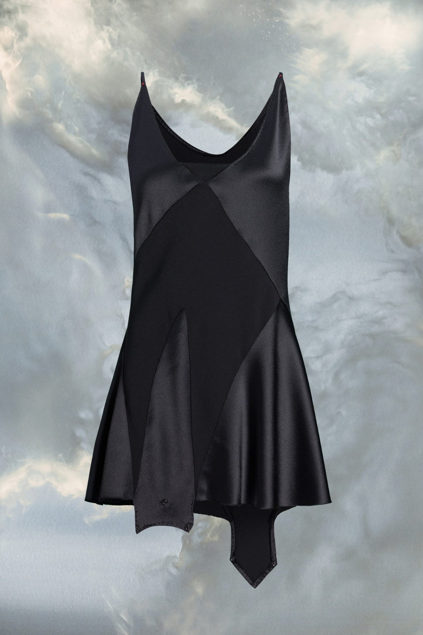 Maison Margiela Black Fibres Casual Dress