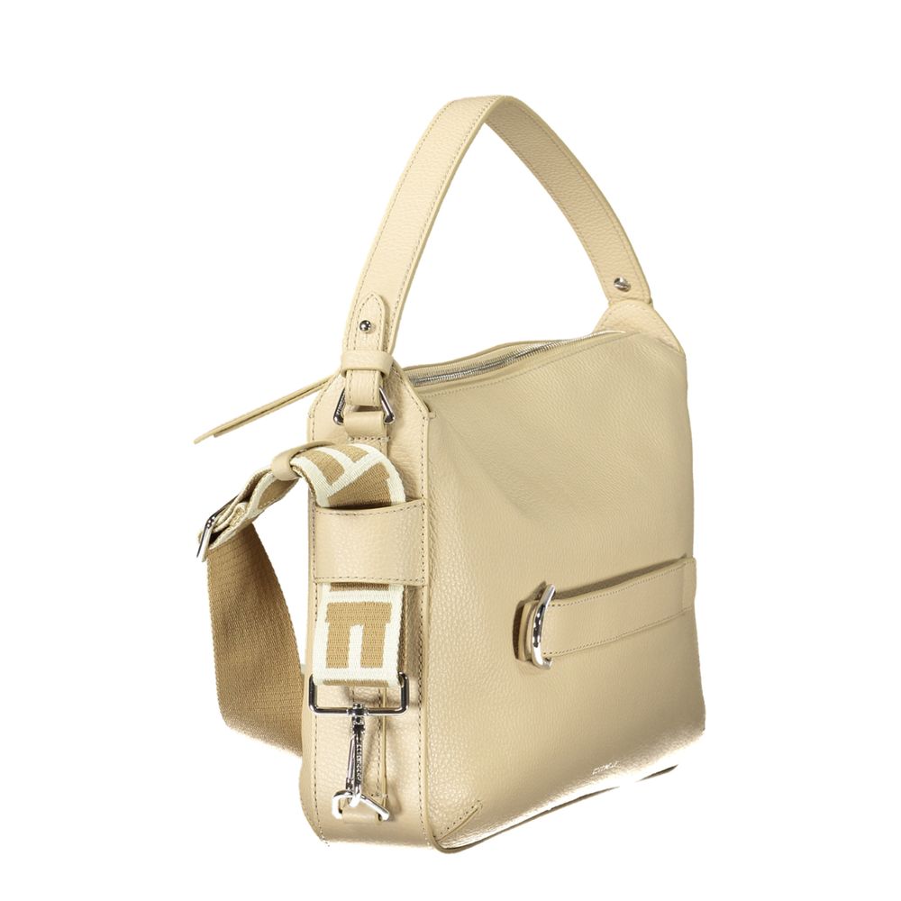 Coccinelle Beige Leather Women Handbag