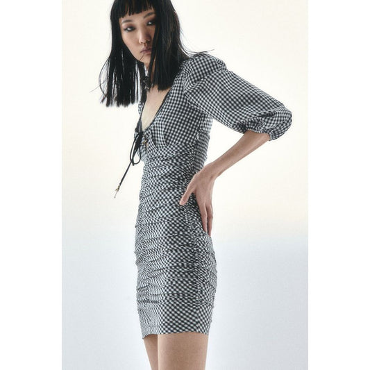 Patrizia Pepe Bicolor Cotton Casual Dress