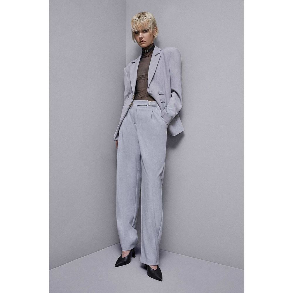 Patrizia Pepe Bicolor Polyester Blazer