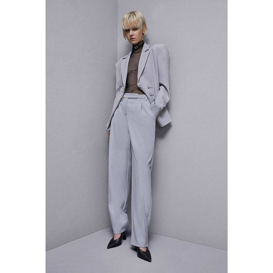 Patrizia Pepe Bicolor Polyester Blazer