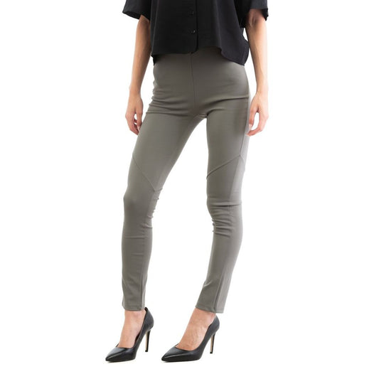 Patrizia Pepe Gray Viscose Skinny Pants